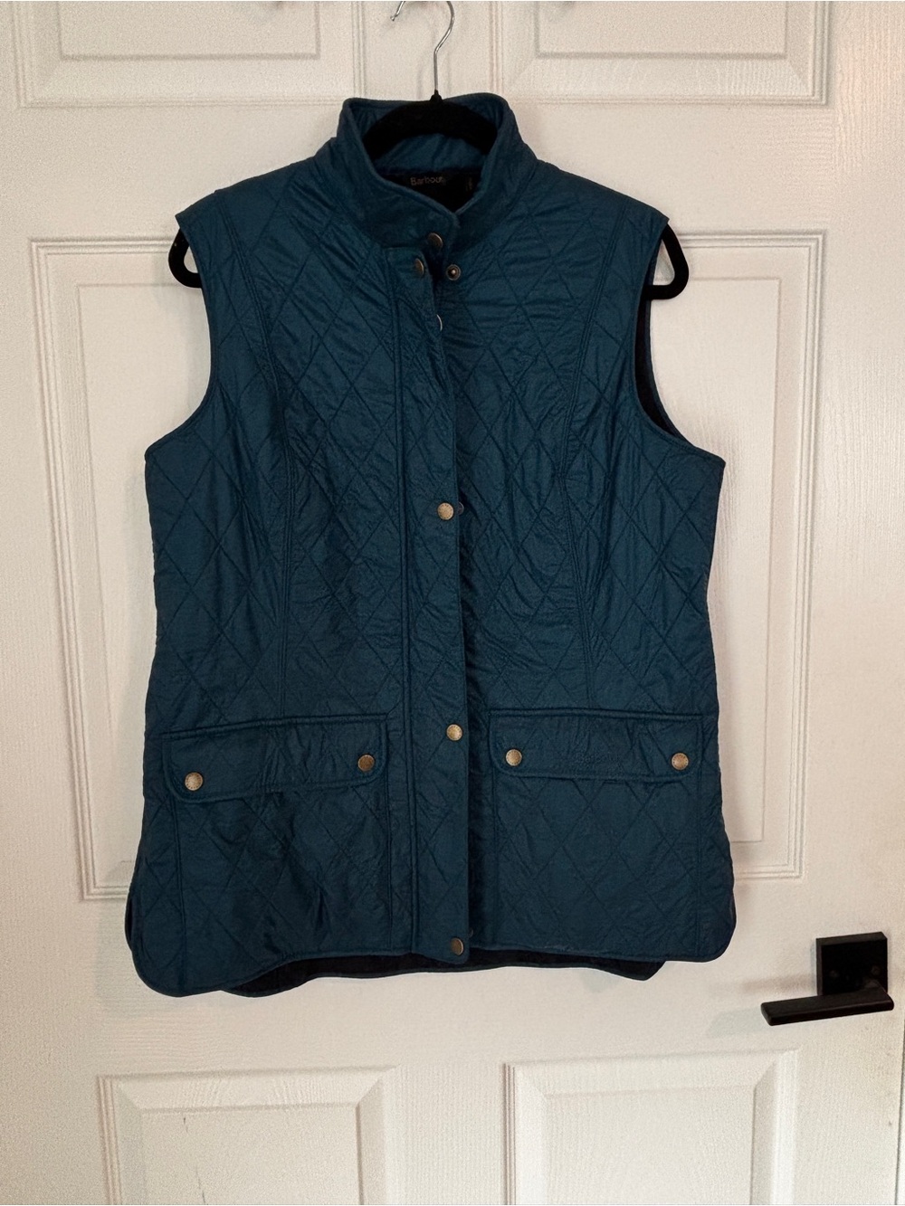 Barbour Quilted Sleeveless Vest - Teal Blue